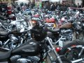 náměstí v Poděbradech bylo plné motorek...