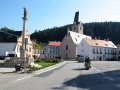 jedeme přes Rožmberk nad Vltavou...